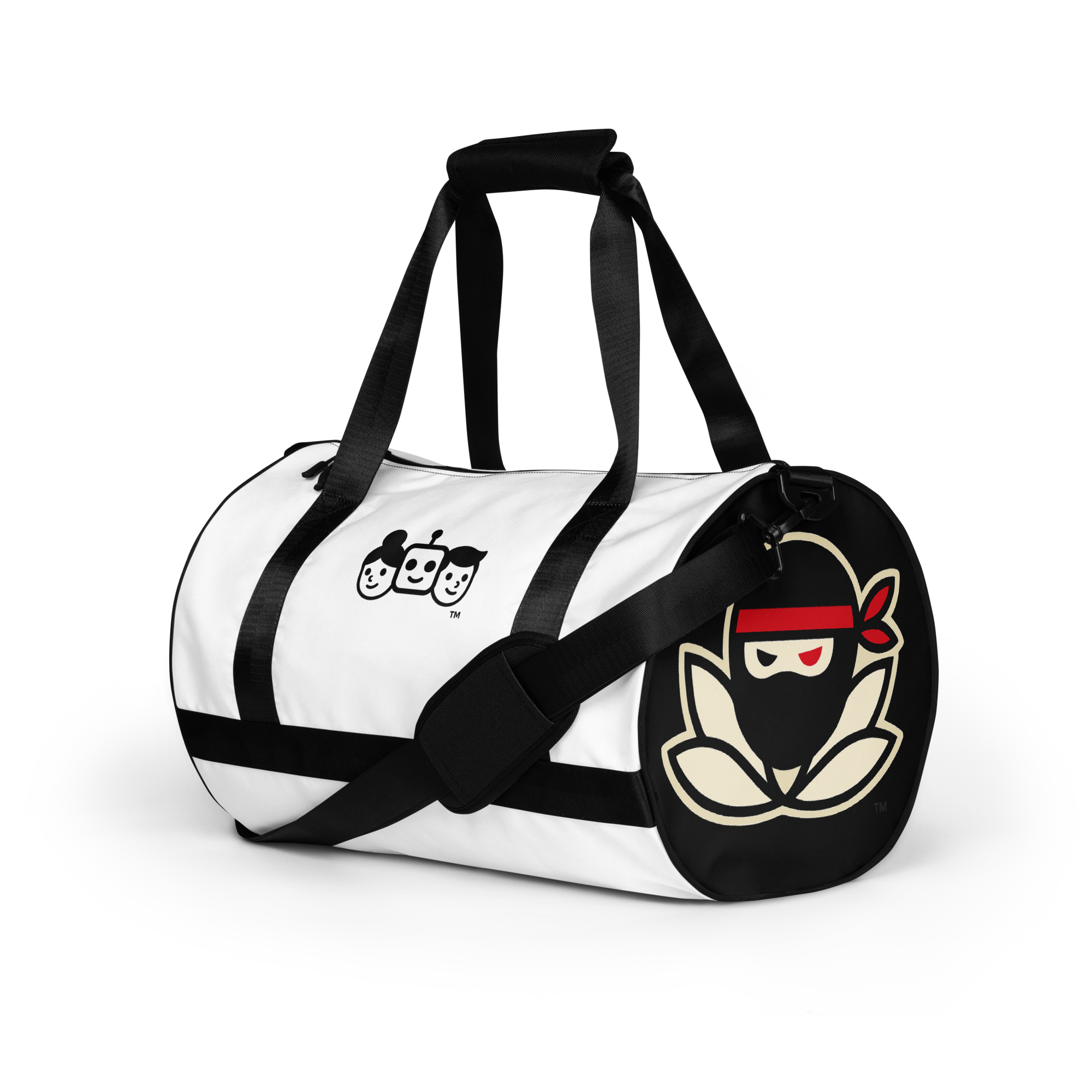 FLOATING HEADS™ 3-HEAD DIGI-NINJA WATER-RESISTANT GYM BAG