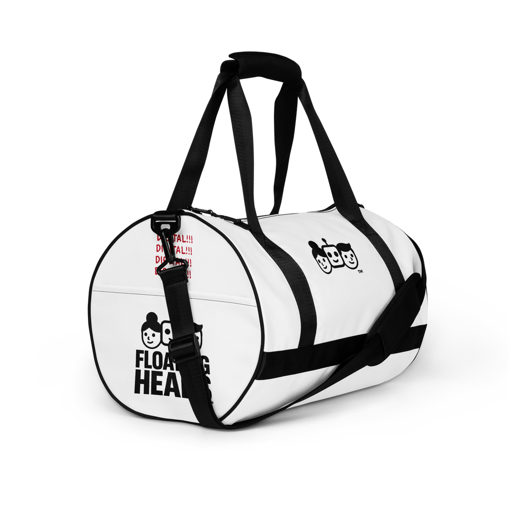 FLOATING HEADS™ 3-HEAD DIGI-NINJA WATER-RESISTANT GYM BAG