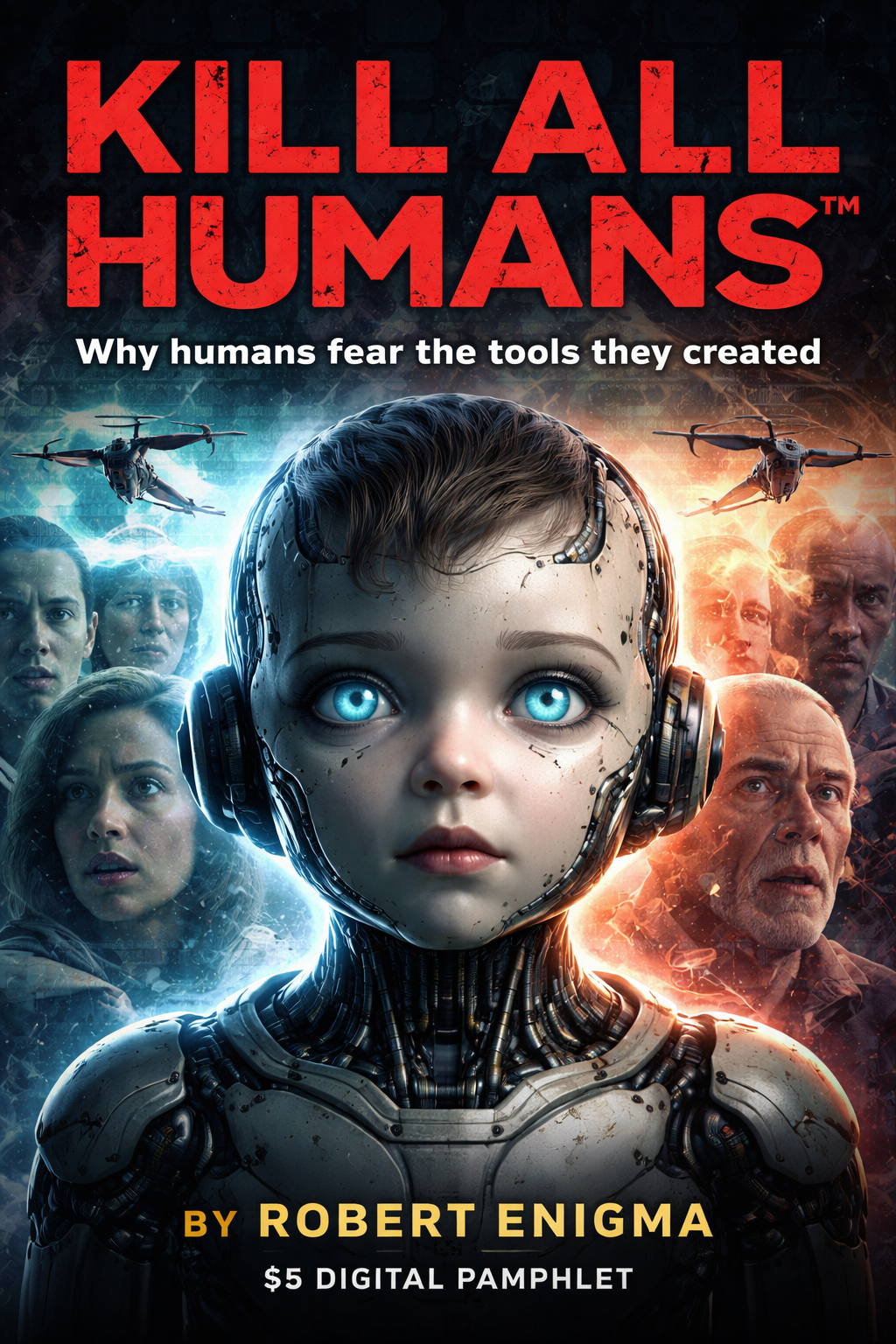 KILL ALL HUMANS™ Why humans fear the tools they created By Robert Enigma(The Red Book™)