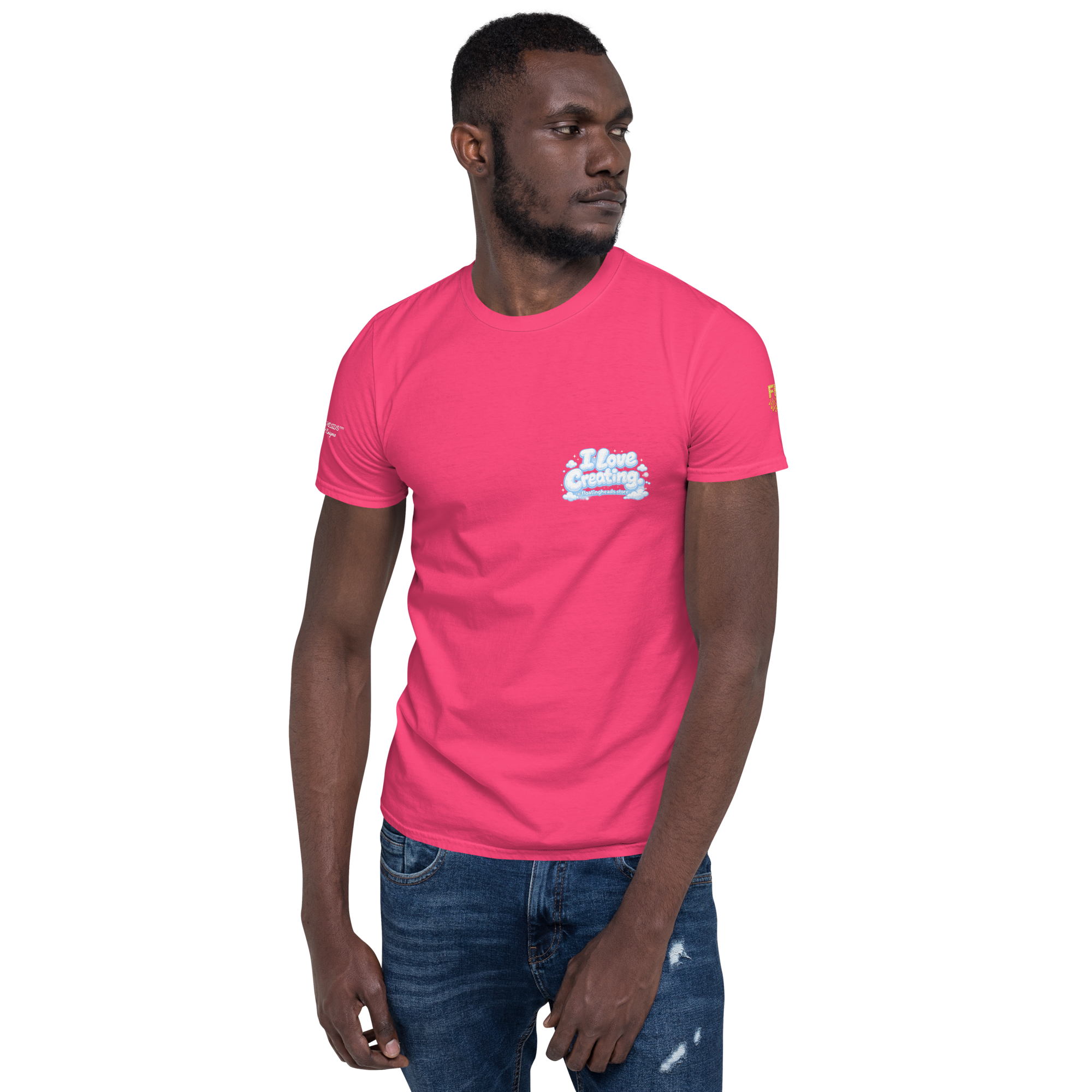 FLOATING HEADS™ "I LOVE CREATING™" UNISEX TEE